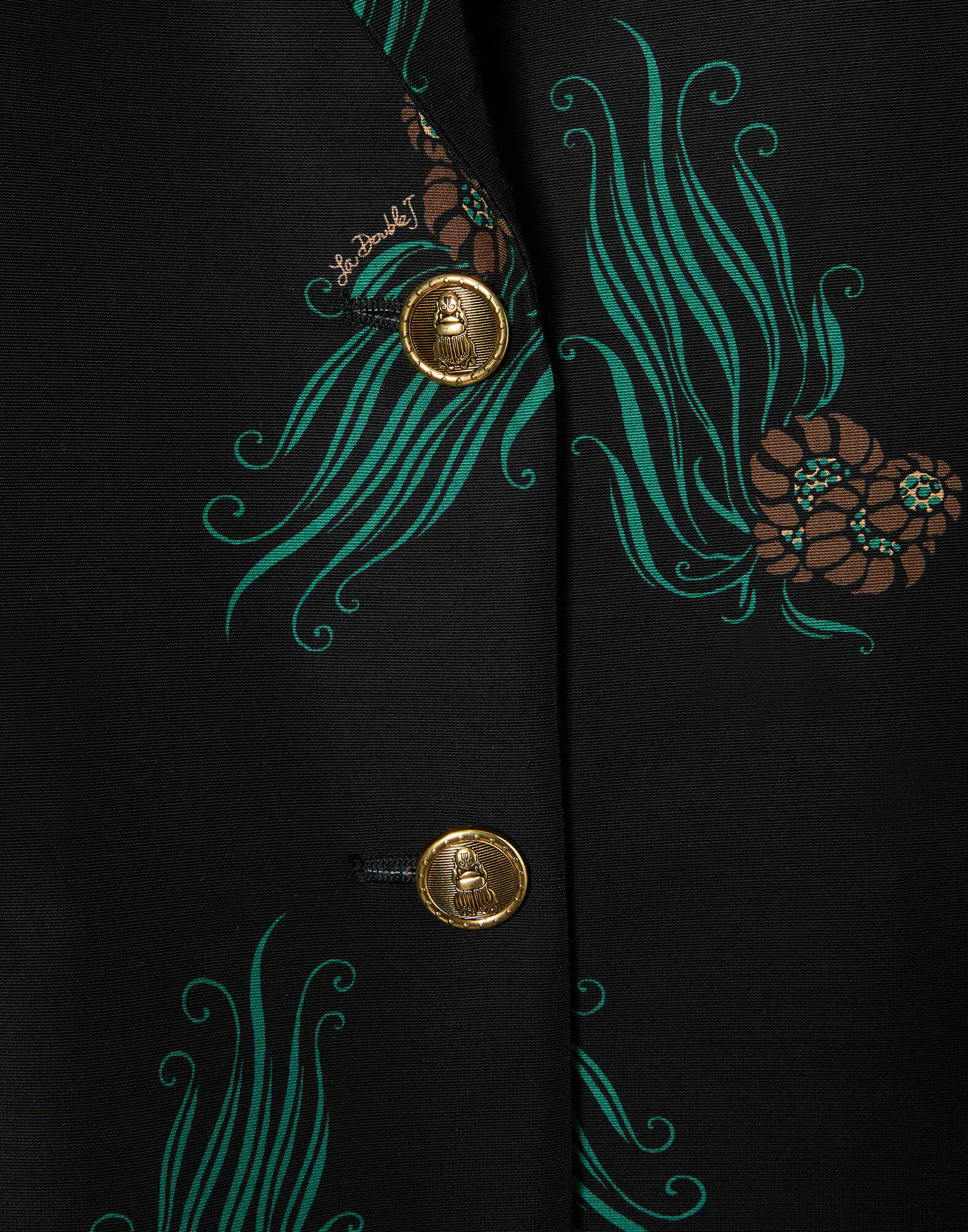 Jones Jacket La DoubleJ: Lemuria Black Jones Jacket La DoubleJ: Lemuria Black JAC0106CAD001