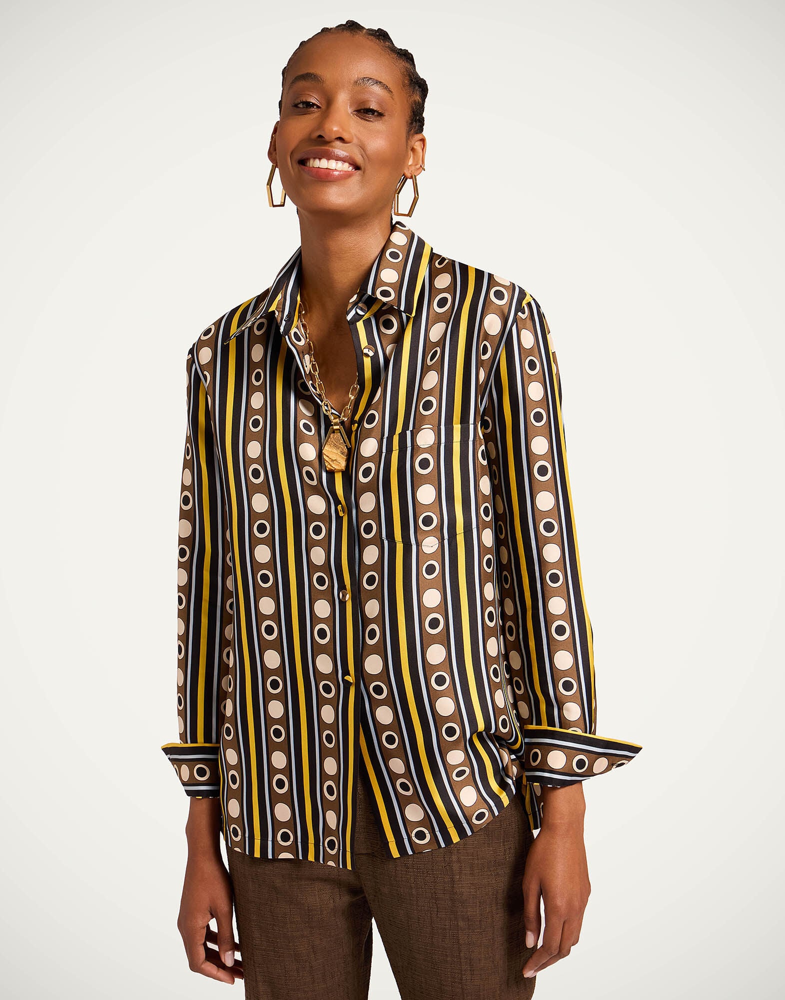 Boy Shirt La DoubleJ: Sanctuary Brown Boy Shirt La DoubleJ: Sanctuary Brown SHI0001SIL001