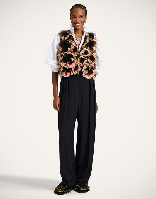Lou Vest La DoubleJ: Multicolor Black JAC0179EMB145