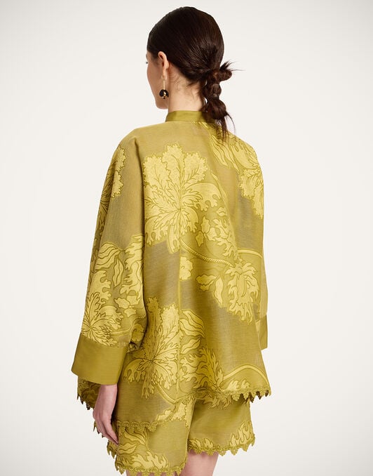 Foulard Shirt La DoubleJ: Solid Green SHI0167LAC008