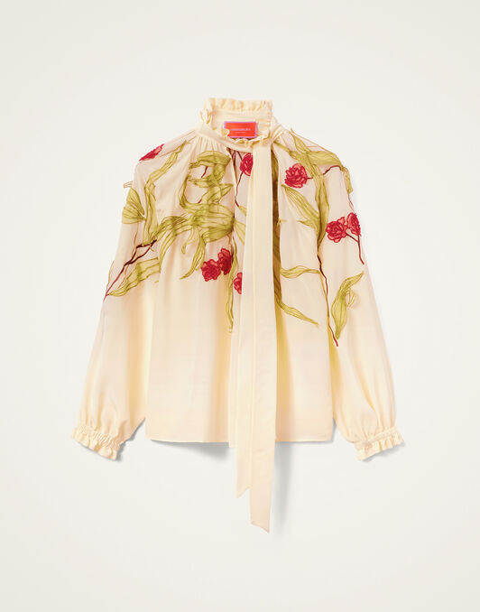 Cerere Blouse La DoubleJ: Bamboo Buttercream SHI0158COT087