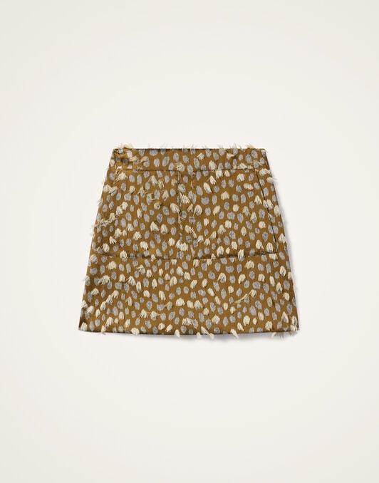 Short Skirt La DoubleJ: Spots Caramel Short Skirt La DoubleJ: Spots Caramel SKI0171JCQ155