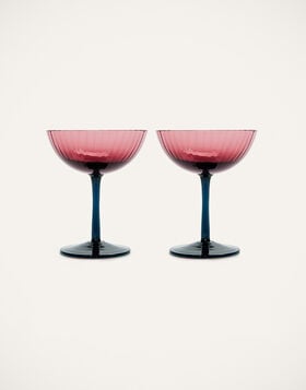 Champagne Coupe Set of 2 La DoubleJ: Viola GLA0012MUR001