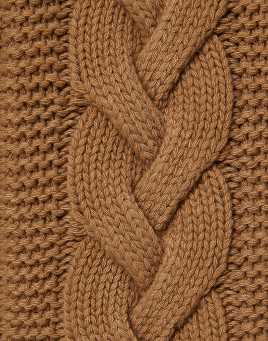 Portrait Cardigan La DoubleJ: Solid Brown Portrait Cardigan La DoubleJ: Solid Brown PUL0211KNI120
