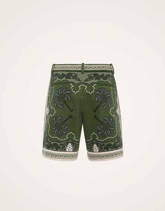 Boyfriend Shorts La DoubleJ: Mirage Placée Green Boyfriend Shorts La DoubleJ: Mirage Placée Green TRO0131COT046