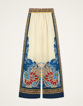 Palazzo Pants La DoubleJ: Lemuria Placée Blue TRO0026SIL006