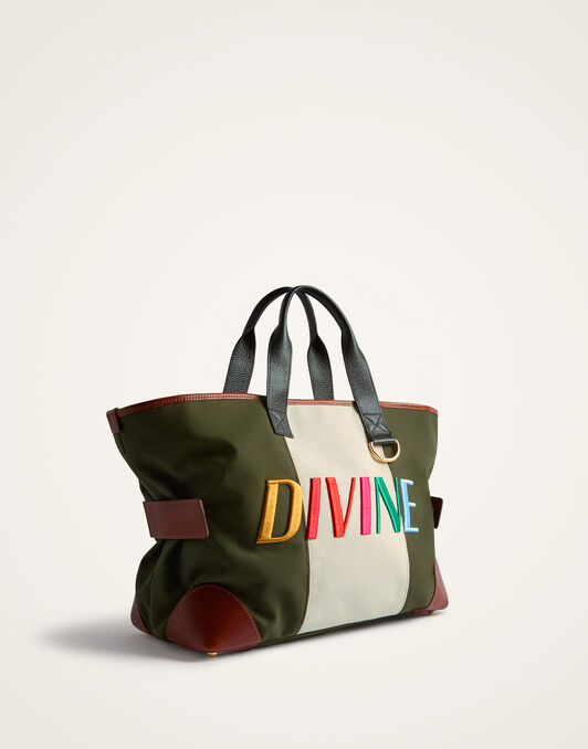 Divine Tote Bag La DoubleJ: Solid Dark Green Divine Tote Bag La DoubleJ: Solid Dark Green BAG0091COT079