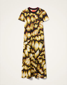Sporty Swing Dress La DoubleJ: Monarch Black DRE0247JER002