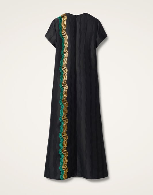 Super Swing Dress La DoubleJ: The Nile Black DRE0001JCQ081
