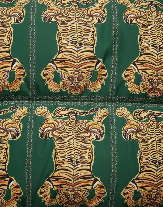 Reversible St. Moritz Jacket La DoubleJ: Tiger Tiles Reversible St. Moritz Jacket La DoubleJ: Tiger Tiles DOW0003NYL003