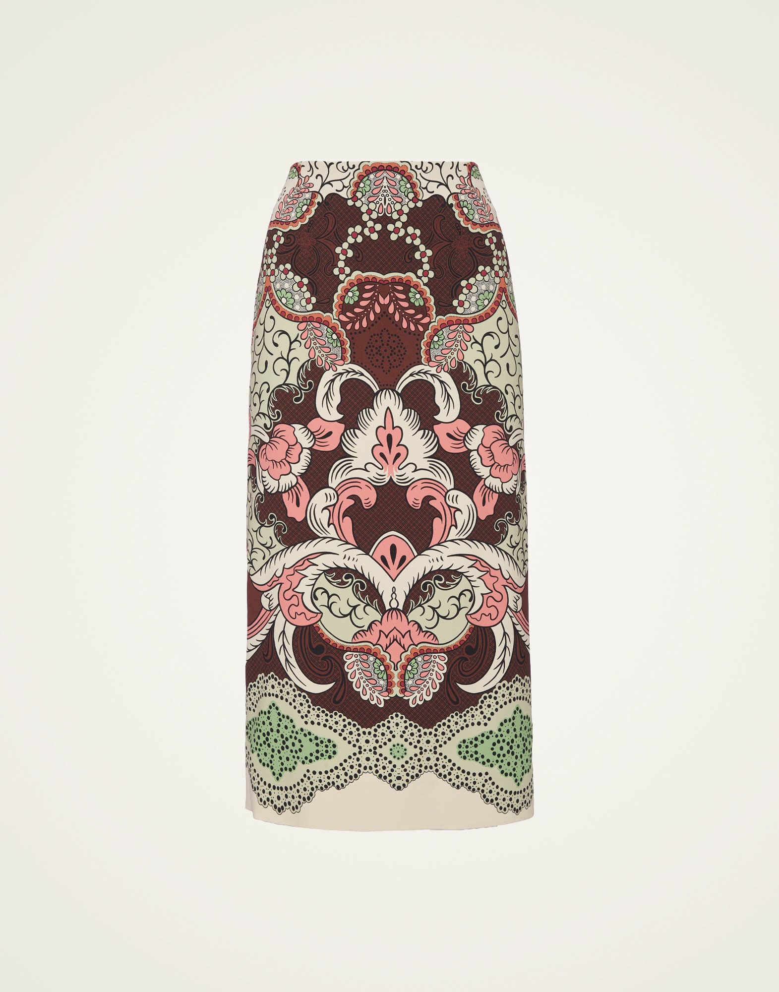 Pencil Skirt La DoubleJ: Portal Placée Brown Pencil Skirt La DoubleJ: Portal Placée Brown SKI0022VIS011