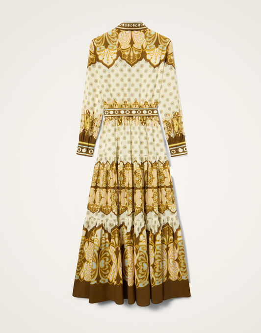 Bellini Dress La DoubleJ: Cocoon Placée Brown Bellini Dress La DoubleJ: Cocoon Placée Brown DRE1108VIS033
