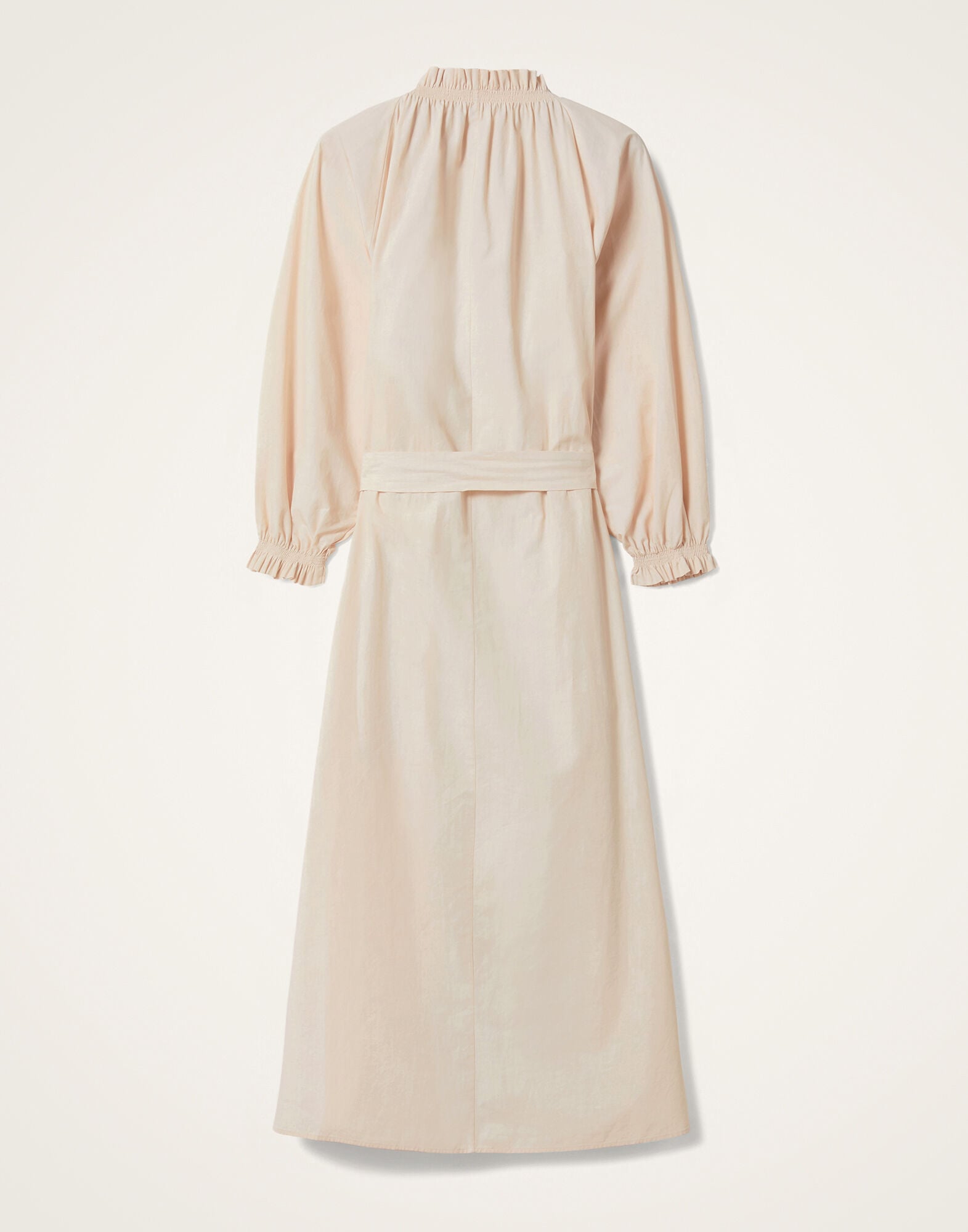 Cerere Shirt Dress La DoubleJ: Solid Pale Pink Cerere Shirt Dress La DoubleJ: Solid Pale Pink DRE0974COT082