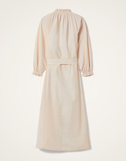 Cerere Shirt Dress La DoubleJ: Solid Pale Pink Cerere Shirt Dress La DoubleJ: Solid Pale Pink DRE0974COT082