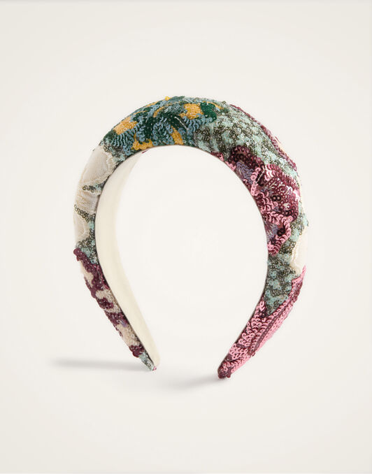 Medici Headband La DoubleJ: Hibiscus Green Medici Headband La DoubleJ: Hibiscus Green HEB0017PAI021