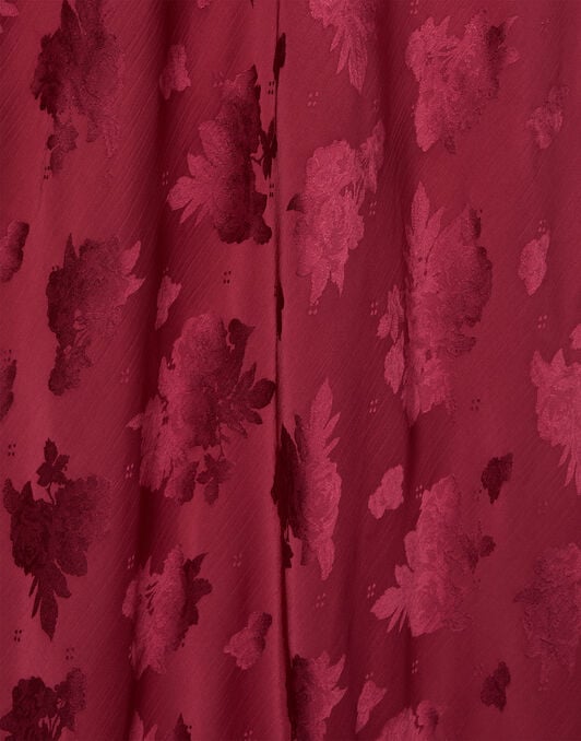Marlene Dress La DoubleJ: Hibiscus Brick Red Marlene Dress La DoubleJ: Hibiscus Brick Red DRE1204JCQ154