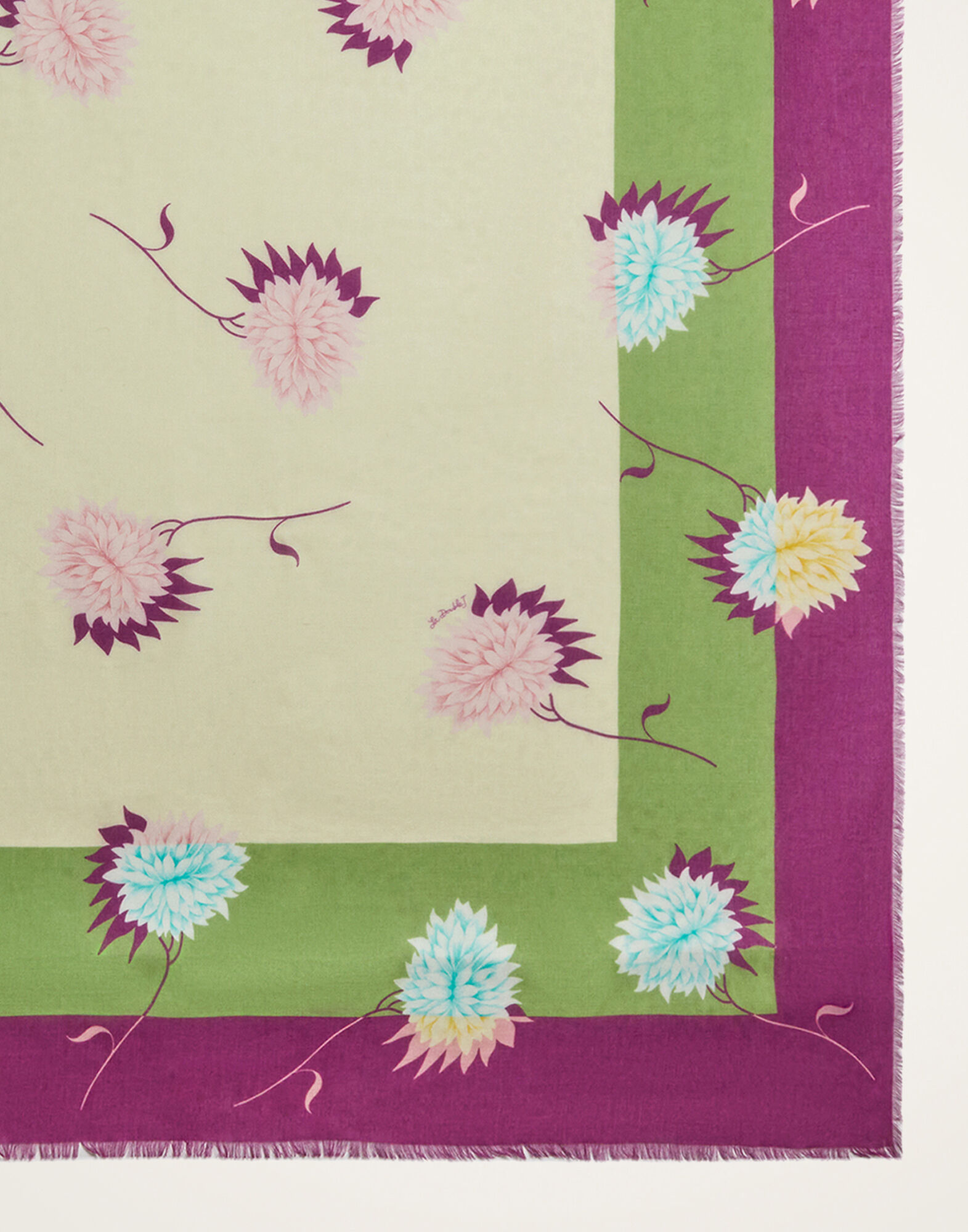 Foulard 120 La DoubleJ: Derby Placée Multicolor SCA0049MOS001