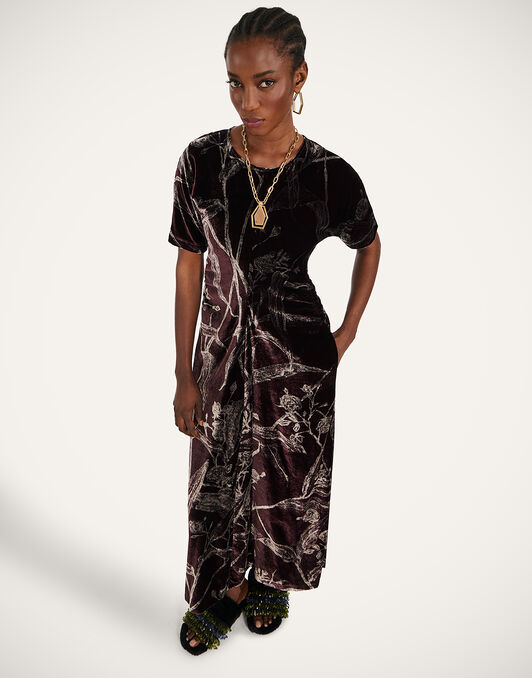Angelica Dress La DoubleJ: Bamboo Burgundy Angelica Dress La DoubleJ: Bamboo Burgundy DRE0836DEV004