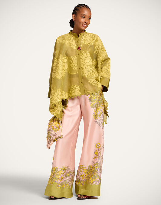 Palazzo Pants La DoubleJ: Swathe Placée Pink TRO0026SIL006