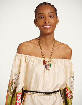 Better Together Belt La DoubleJ: Bicolor Black & Ivory BEL0011ROP001