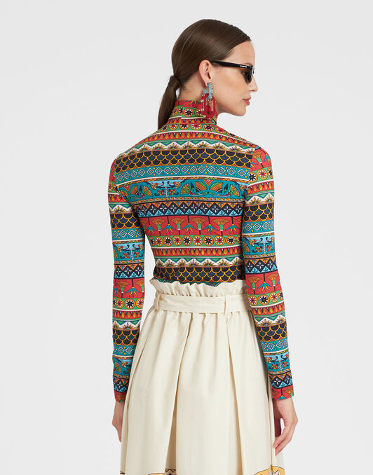 Turtleneck La DoubleJ: Giza Turquoise SHI0030JER005