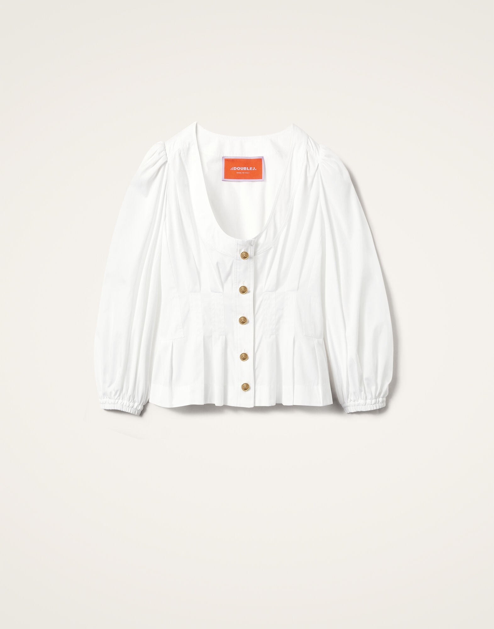 Primrose Shirt La DoubleJ: Solid White Primrose Shirt La DoubleJ: Solid White SHI0122COT064
