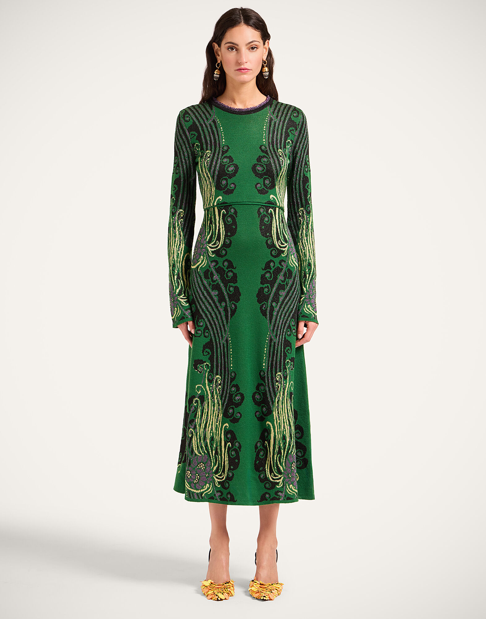 Bee Dress La DoubleJ: Atlantis Green Bee Dress La DoubleJ: Atlantis Green DRE1006KNI187
