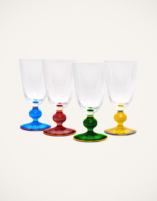 Perfetto Glasses Set of 4 La DoubleJ: Mixed Perfetto Glasses Set of 4 La DoubleJ: Mixed GLA0019MUR001