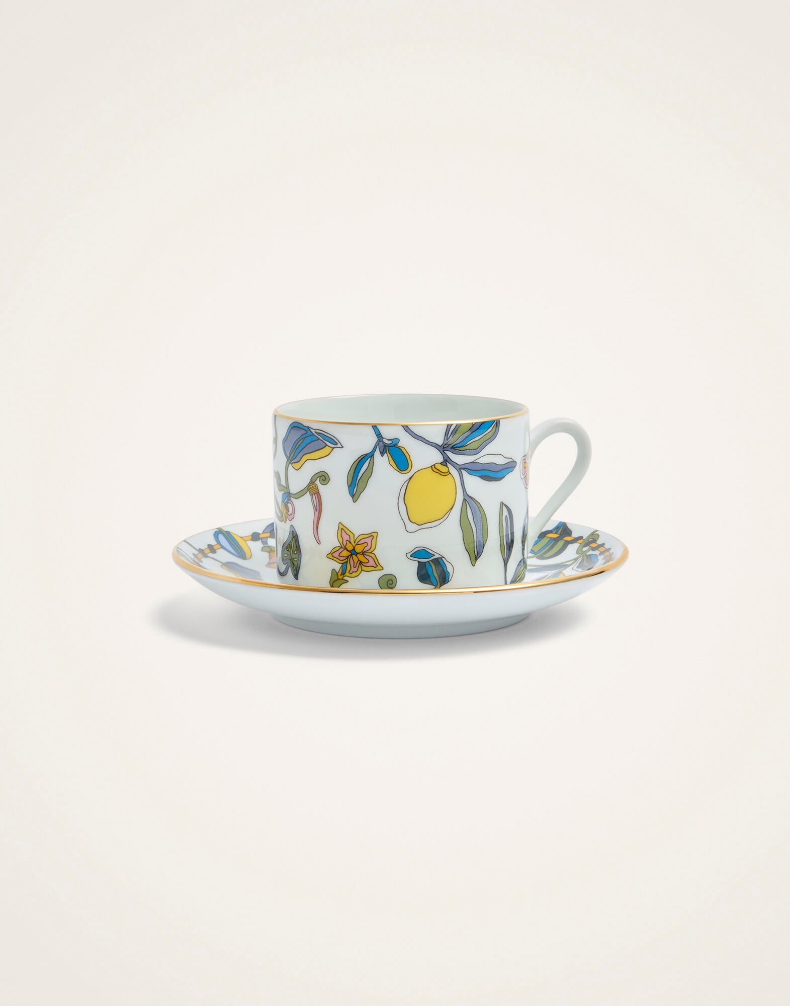 Impero Tea Cup Set Of 2 La DoubleJ: Borboni White Impero Tea Cup Set Of 2 La DoubleJ: Borboni White CUP0012CER001