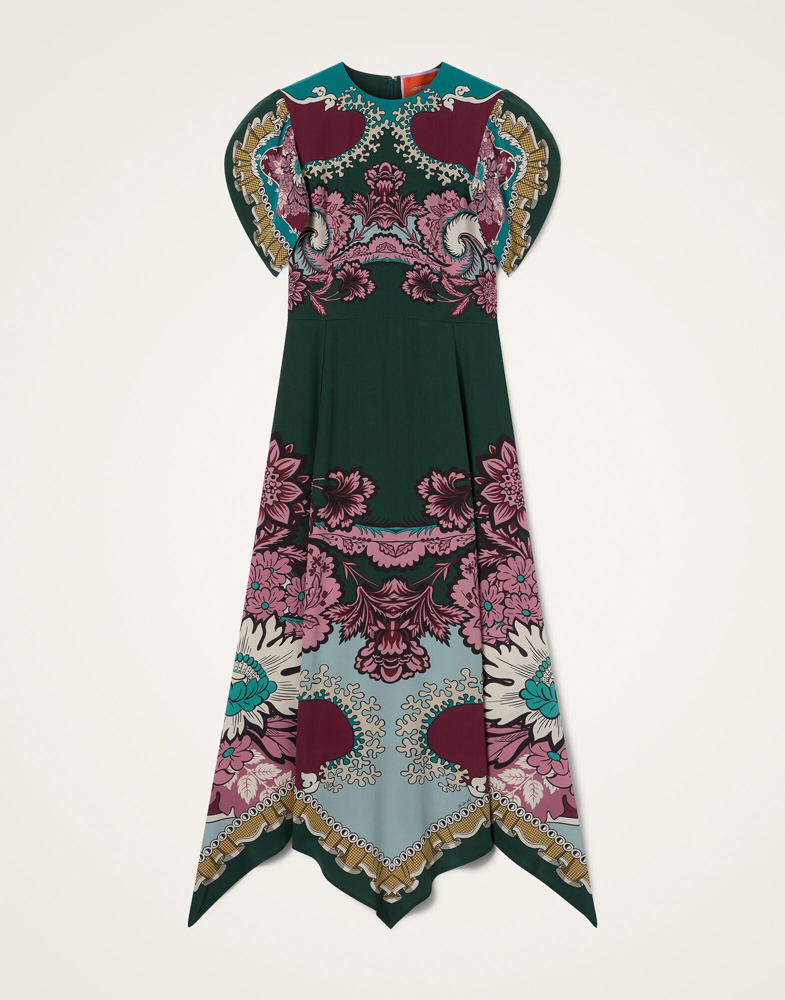 Cherie Scarf Dress La DoubleJ: Symposium Placée Dark Green Cherie Scarf Dress La DoubleJ: Symposium Placée Dark Green DRE0936CRE002