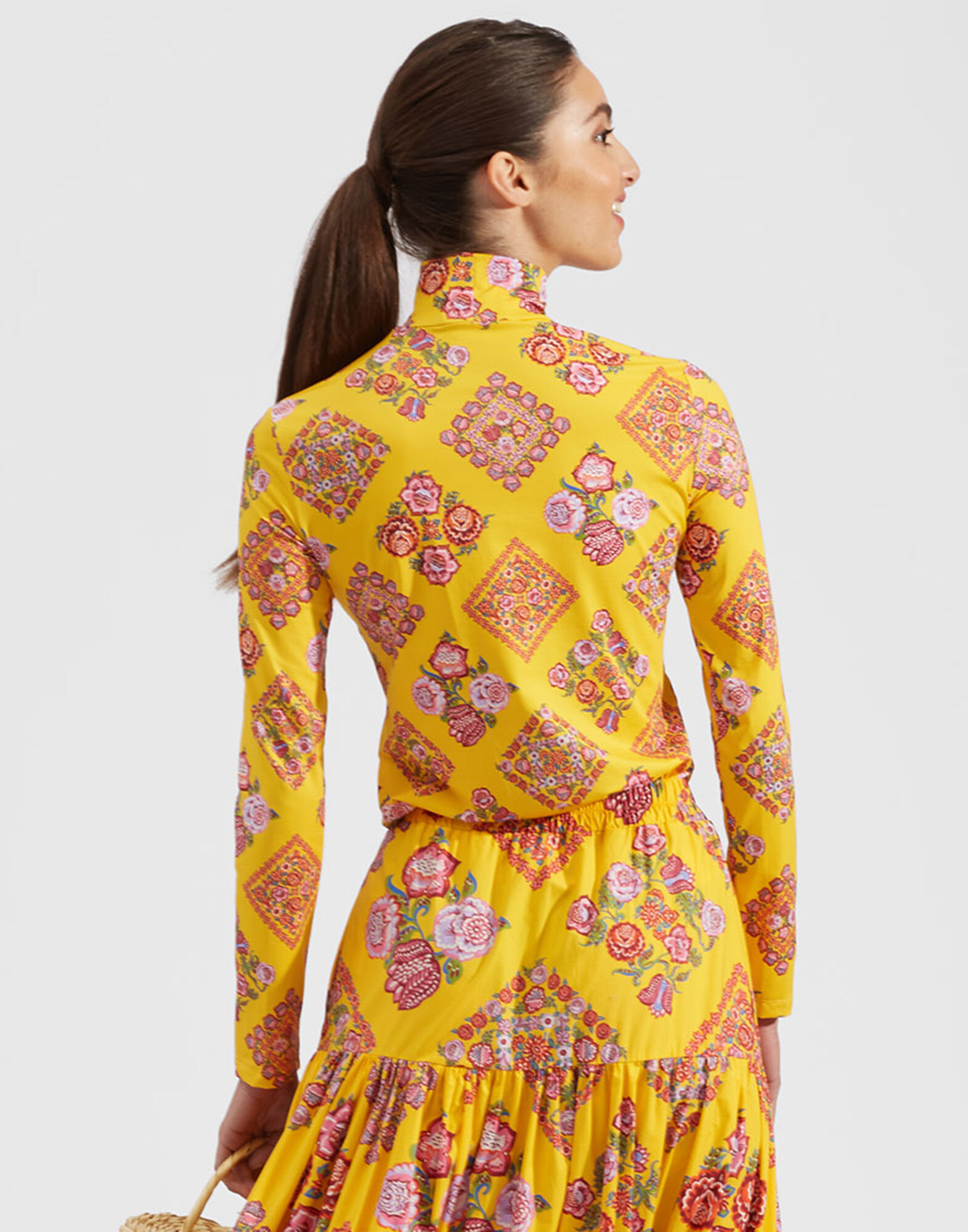 Turtleneck La DoubleJ: Cowgirl Giallo SHI0030JER005