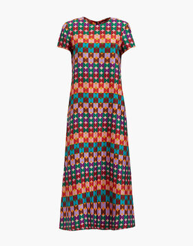 Swing Dress La DoubleJ: Mezzaluna Rainbow DRE0001SIL001