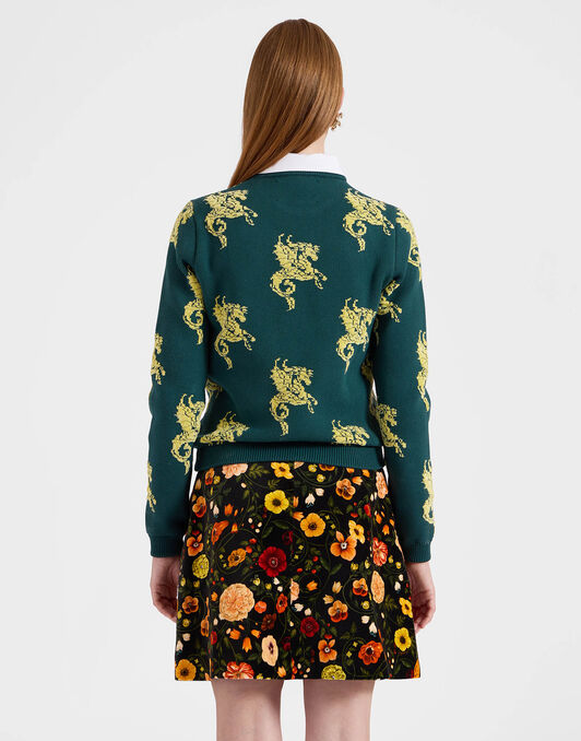 Gryphos Sweater La DoubleJ: Dark Green PUL0205KNI121