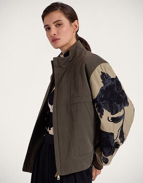 Janis Puffer La DoubleJ: Solid Camouflage Green JAC0123COT065