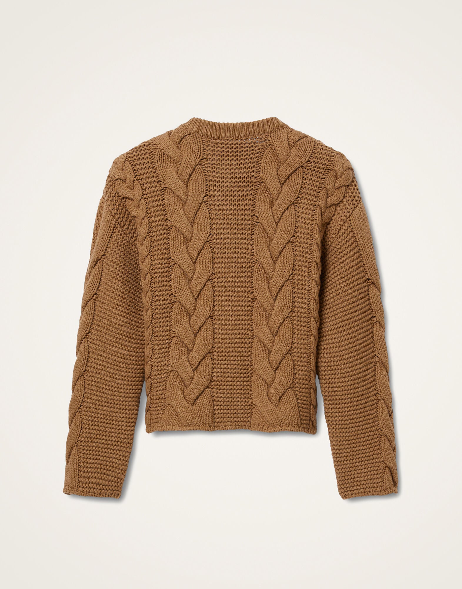 Portrait Cardigan La DoubleJ: Solid Brown Portrait Cardigan La DoubleJ: Solid Brown PUL0211KNI120