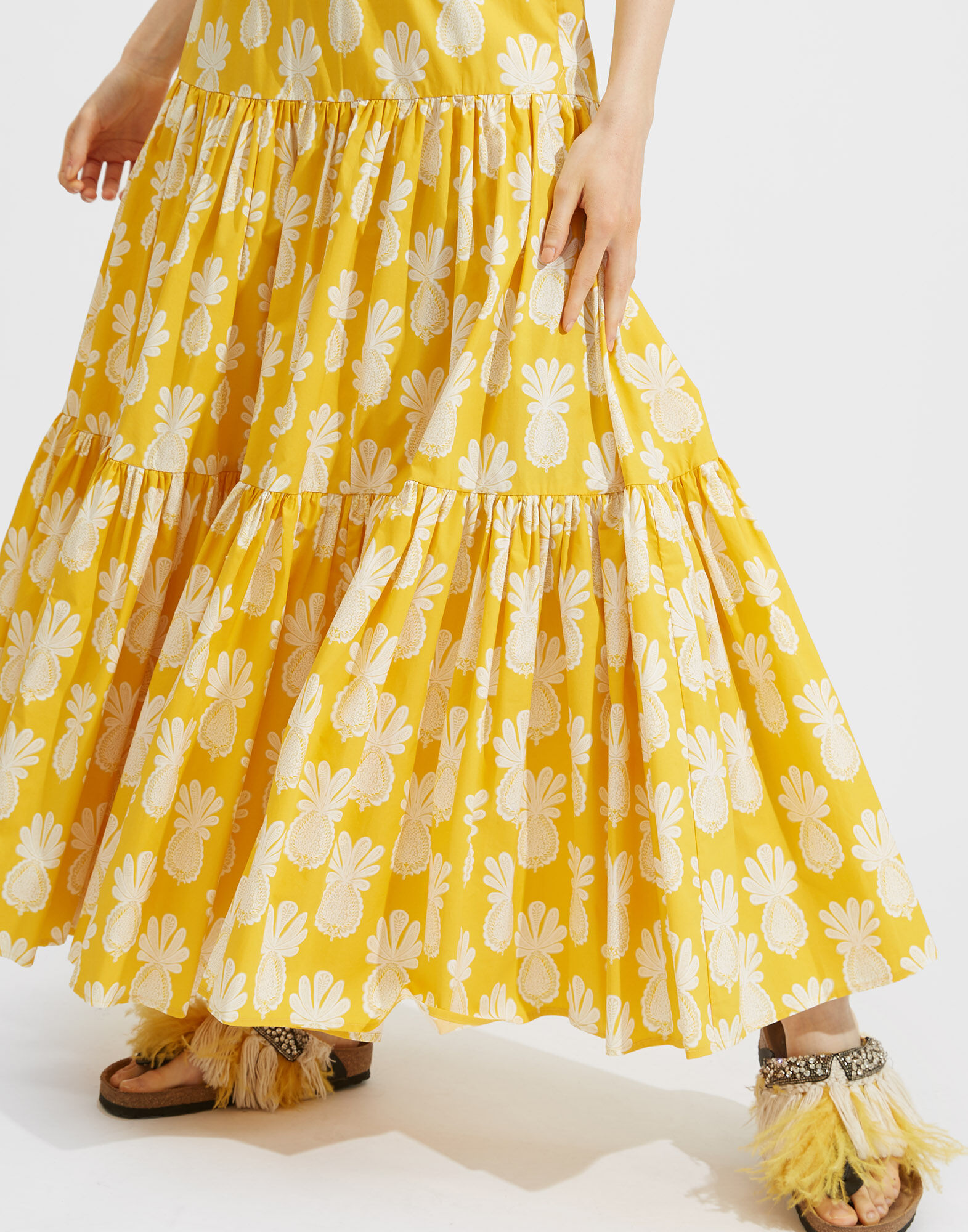 Big Skirt La DoubleJ: Pineapple Big Skirt LaDoubleJ: Pineapple SKI0001COT020