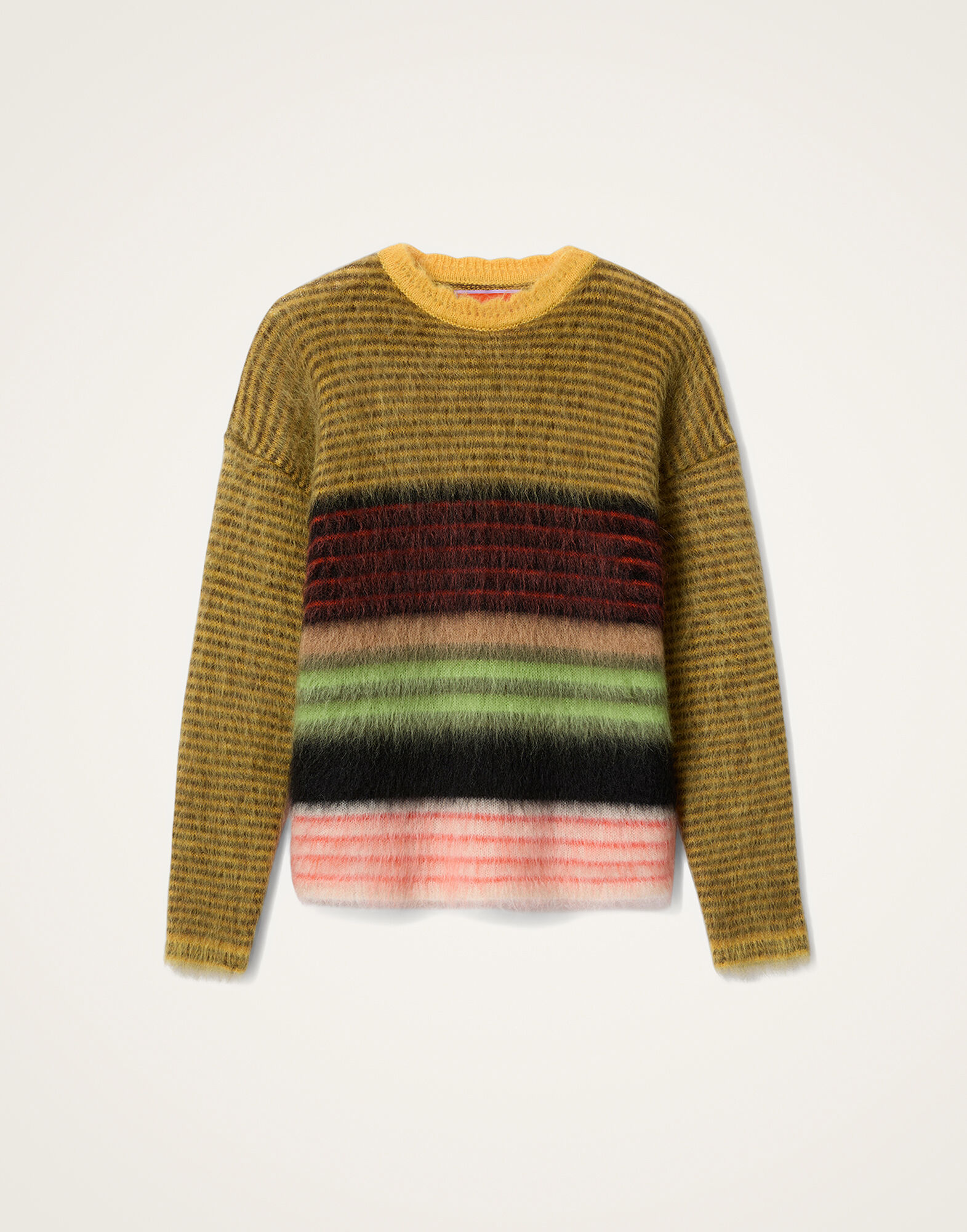 Brera Sweater La DoubleJ: Multicolor Yellow Brera Sweater La DoubleJ: Multicolor Yellow PUL0320KNI181