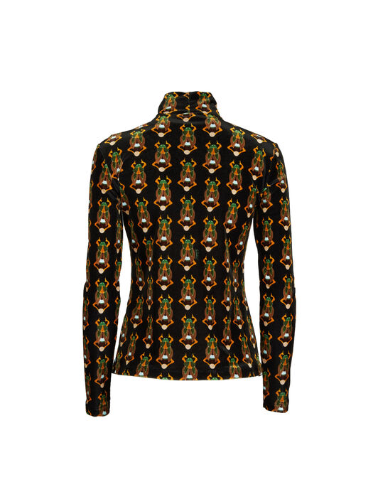 Turtleneck La DoubleJ: Scarab Black Turtleneck La DoubleJ: Scarab Black SHI0030VEL006