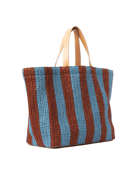 Riviera Tote La DoubleJ: Bicolore Turchese BAG0048RAF003