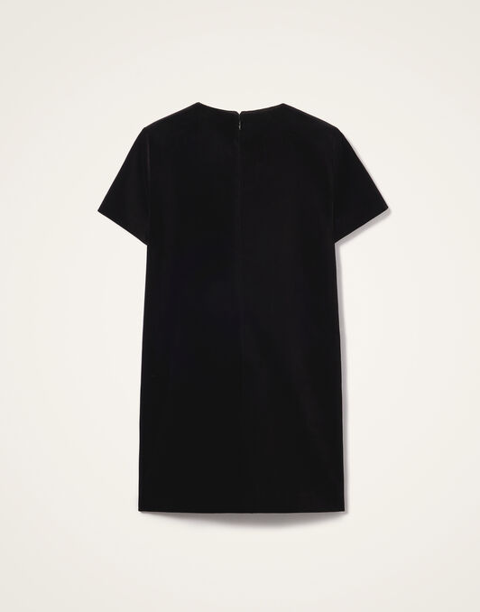 Mini Swing Dress La DoubleJ: Solid Black Mini Swing Dress La DoubleJ: Solid Black DRE0976VEL011