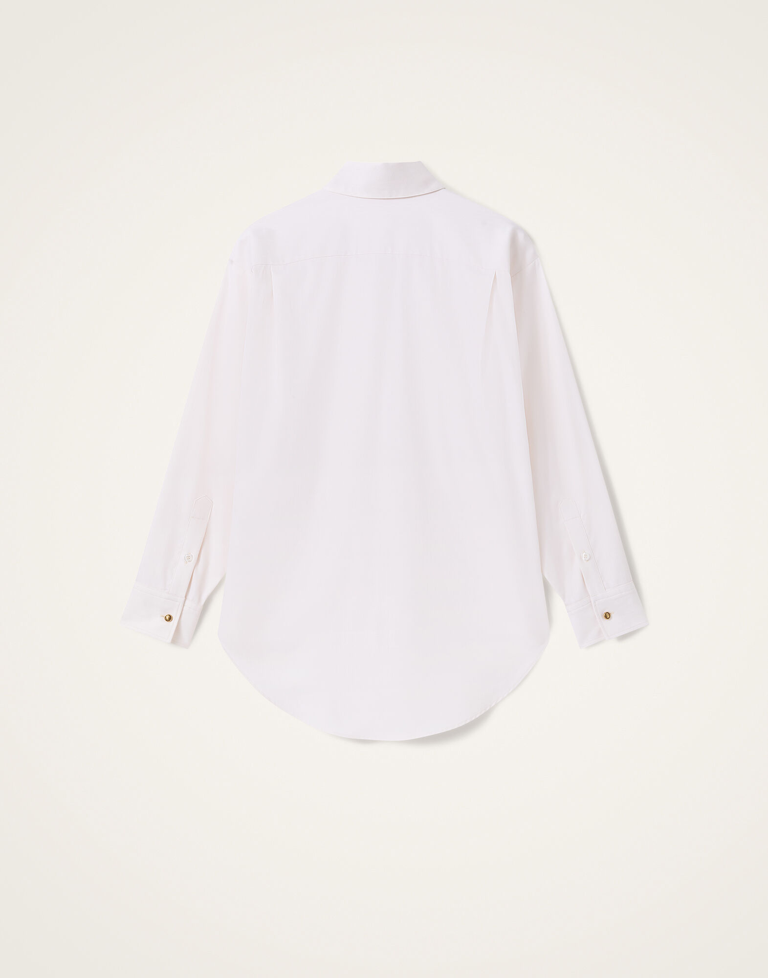 Long Sleeves Club Shirt La DoubleJ: Solid Ecru SHI0180COT100