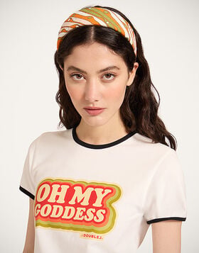 Flat Headband La DoubleJ: Smarties Orange HEB0023COT005