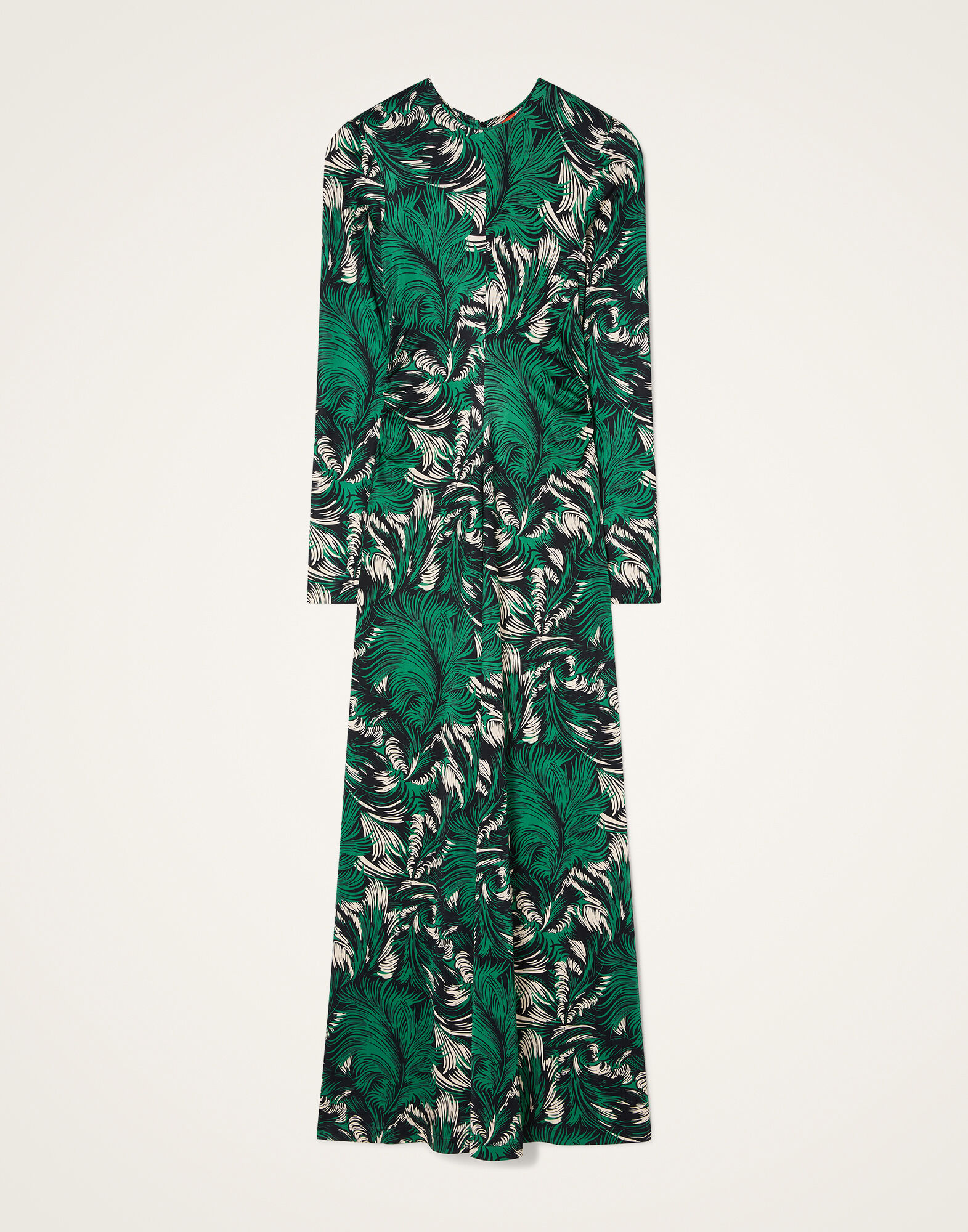 Long Sleeves Angelica Dress La DoubleJ: Quill Green Long Sleeves Angelica Dress La DoubleJ: Quill Green DRE1122JER082
