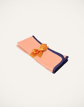 Large Napkins Set Of 2 La DoubleJ: Rainbow Rose NAP0010LIN006