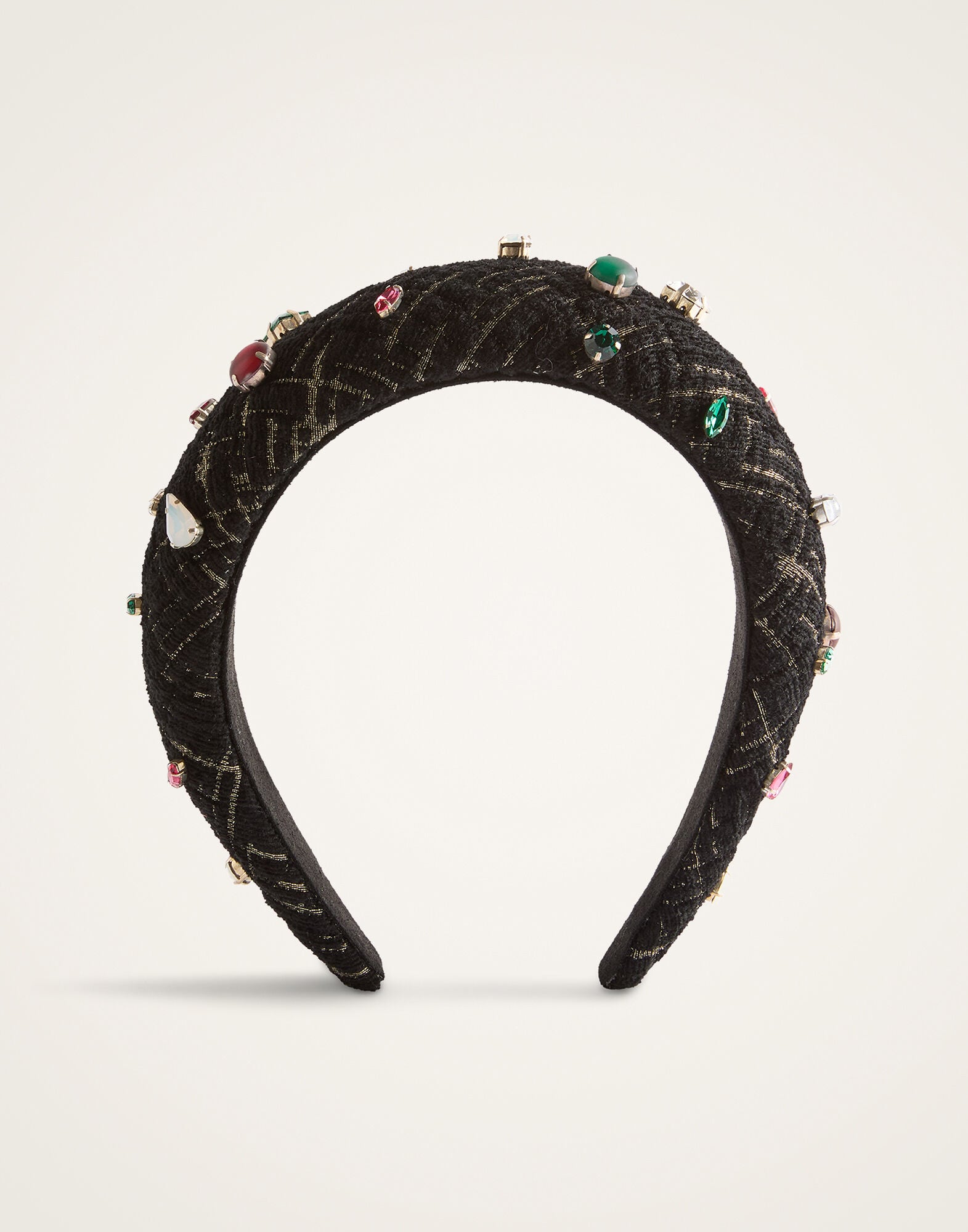 Medici Headband La DoubleJ: Bicolor Black Medici Headband La DoubleJ: Bicolor Black HEB0026WOL040