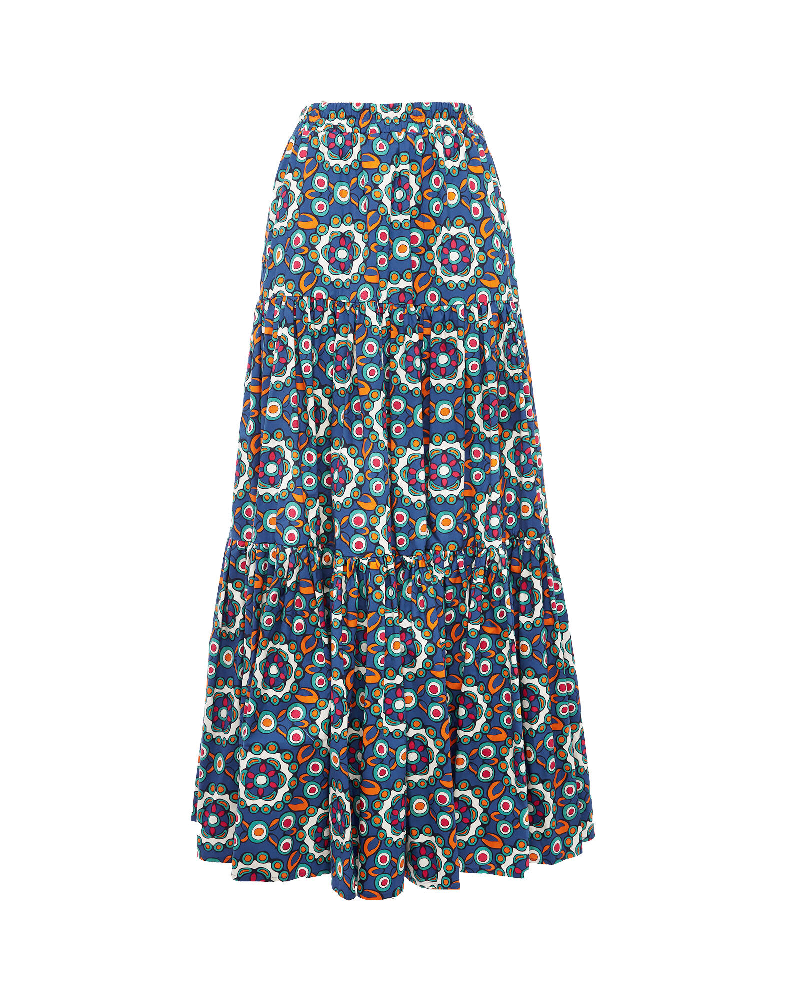 Big Skirt La DoubleJ: Kaleidoscope Bluette Big Skirt LaDoubleJ: Kaleidoscope Bluette SKI0001COT020