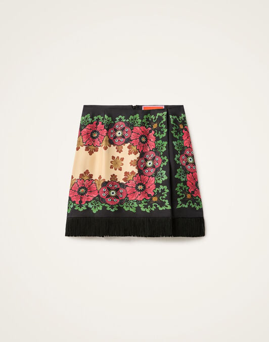 Foulard Mini Skirt La DoubleJ: Bounty Placée Red Foulard Mini Skirt La DoubleJ: Bounty Placée Red SKI0185SAB001