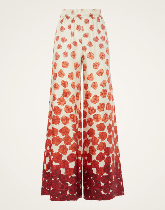 Palazzo Pants La DoubleJ: Haze Placèe Red TRO0026SIL006