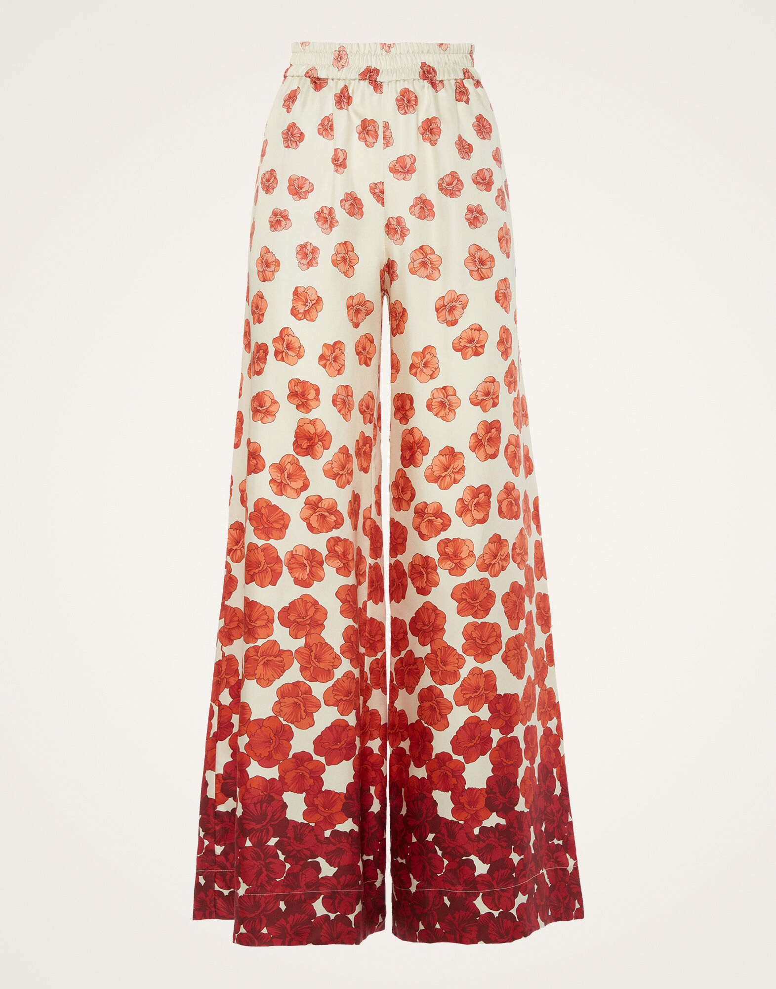 Palazzo Pants La DoubleJ: Haze Placèe Red TRO0026SIL006