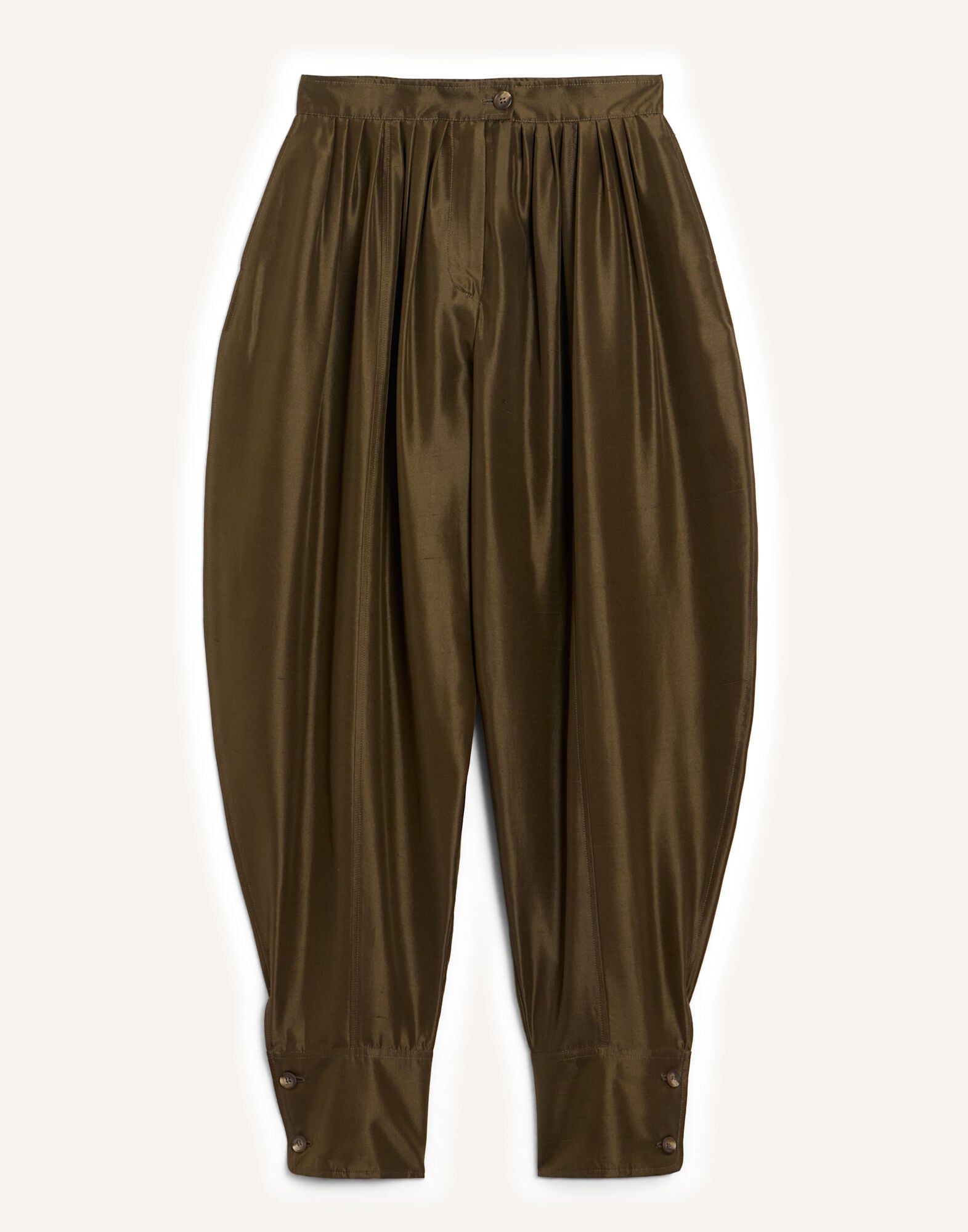 Harem Pants La DoubleJ: Solid Moss Green TRO0216SIL031